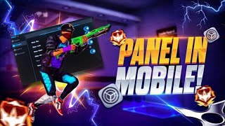 Streamer panel for mobile? || FREE FIRE
