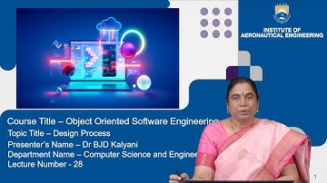 Design Process by Dr. B J D Kalyani