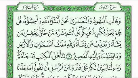 سورة المائدة كاملة مع القراءة بصوت فارس عباد