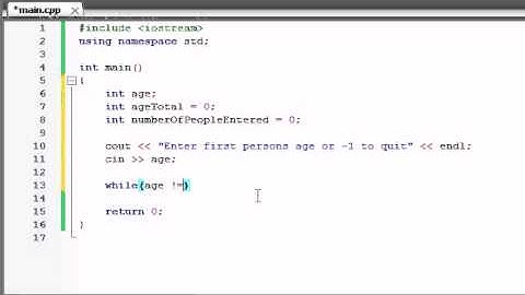 Buckys C++ Programming Tutorials   20   Sentinel Controlled Program 2 | C++ Tutorial