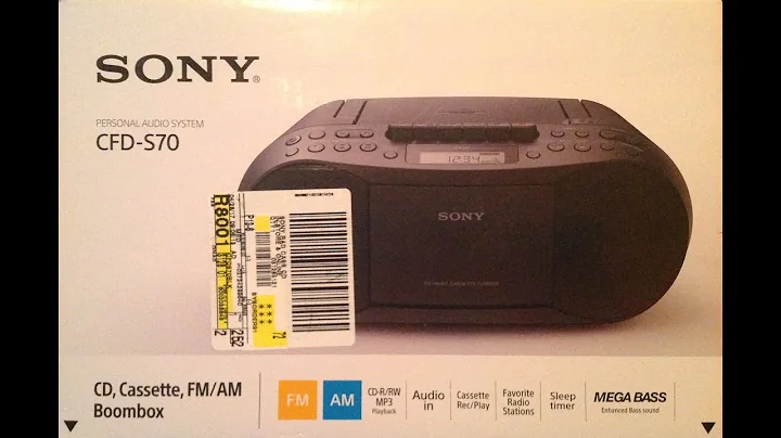 Unboxing Review #3 - Sony CFD-S70 Boombox Review