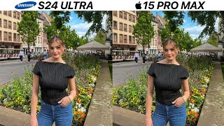 Samsung Galaxy S24 Ultra VS iPhone 15 Pro Max Camera Test Comparison