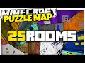 Minecraft | 25 ROOMS (Minecraft Puzzle Map)