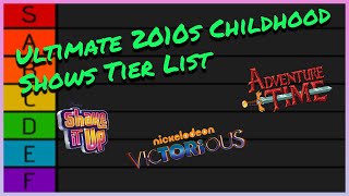 My Ultimate 2010s Childhood Shows Tier List