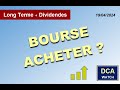 Dca watch  bourse  sp500 cac40 or vix 19042024