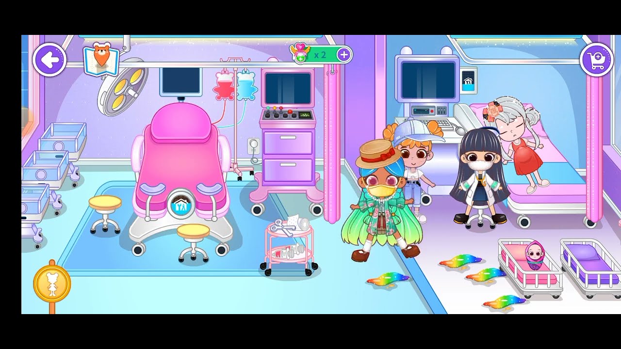 bobo world hospital game play - YouTube