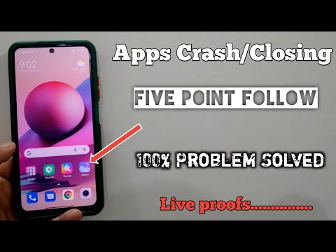 apps auto back & crashing problem fix any android | apps automatically closing | keep stopping