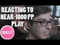reacting to top osu player reacting to top osu play