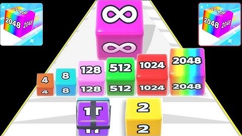 Blob Merge 3d - jelly 2048 🆚  Jelly Run  2048 balls Gameplay part 20