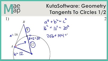 KutaSoftware: Geometry- Tangents To Circles Part 1