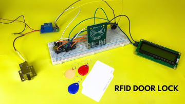 How to make RFID Door Lock using Arduino Nano | RFID Project | DIY Ardunio project