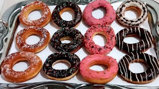 دونات هشه وخفيفه حضريها في البيت بطريقة سهلة وناجحة بدون فرن / halawiyat Donuts