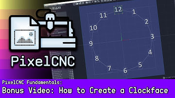 PixelCNC Fundamentals 8: Bonus - Create a Custom Clock Face