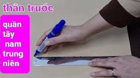 🟥1️⃣  Quần Tây nam (trung niên) có xếp li / thân trước .