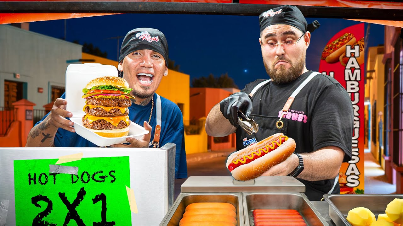 DEJAMOS YOUTUBE por un DÍA para VENDER HOT DOGS 🌭🤣