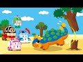 Brachiosaurus and Ankylosaurus│Robocar POLI Dinosaur Song│Robocar POLI - Nursery Rhymes