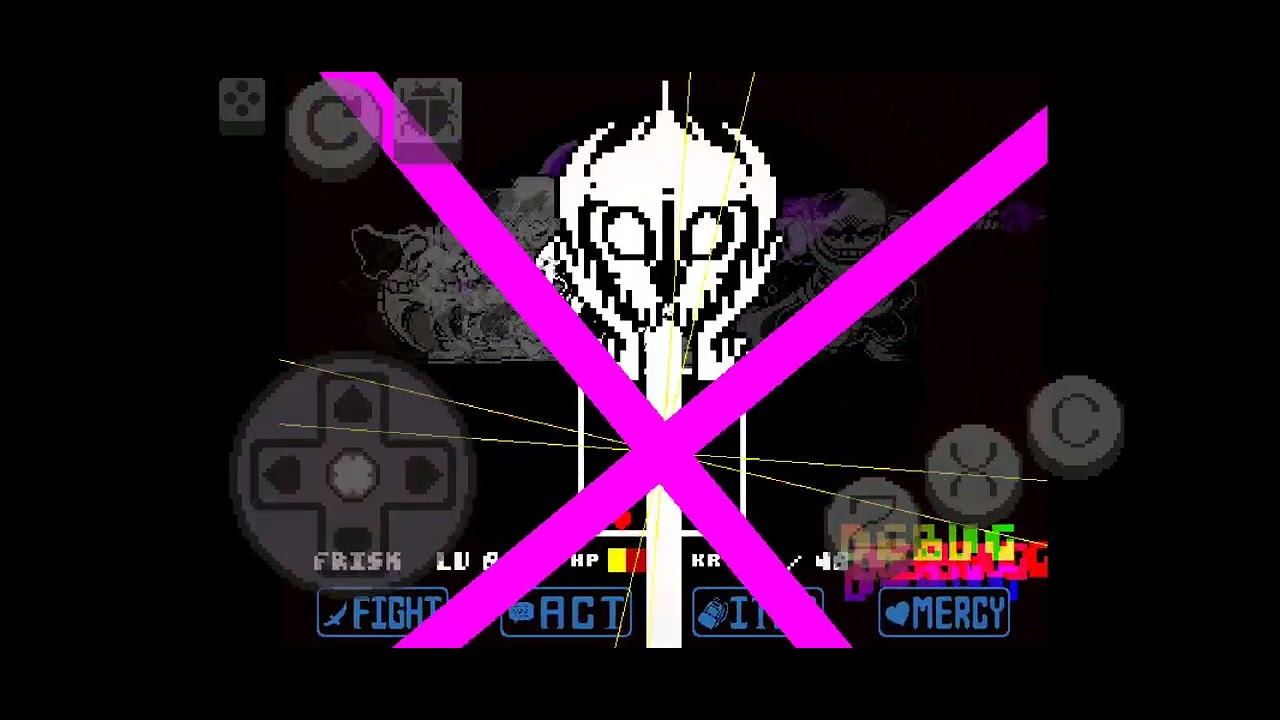 Underswap Thanatos: Sans Fight Phase 2 Mobile! (ported by me 👍) (link in description)