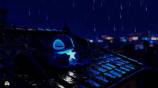 NO ADS 🌧️ Peaceful Rain Sleep Music with Stitch • Calm Mind & Sleep Fast