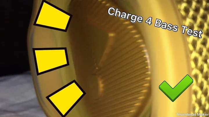 JBL Charge 4//Low Frequency Mode//100%volume//Bass Test//Passive Radiator Flex 60fps
