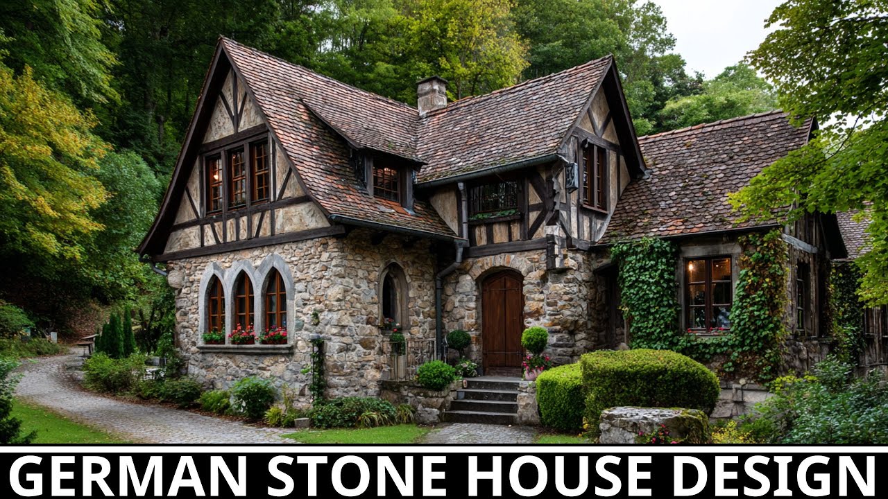 Традиционный немецкий каменный дом | Дом, где порядок важнее стиля