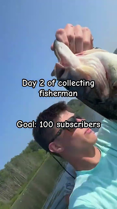 Day two of collecting fisherman (LETS GOOO)🎣🐟#bassfishing #fishing #shortvideo #shorts #short