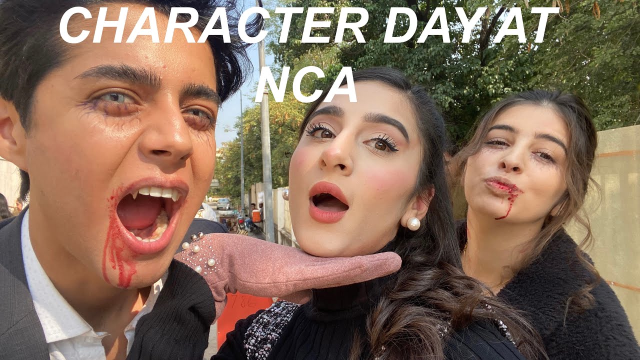 DRESSED UP AS CHARACTERS FOR NCA!!!