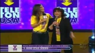 Angelica Maria en el Teleton USA 2012