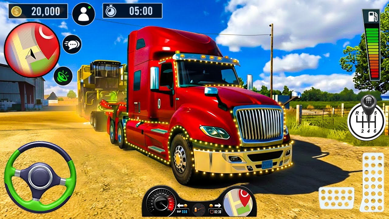 Truck Simulator Big Rig 2026 | Offroad Heavy Loading Gameplay 