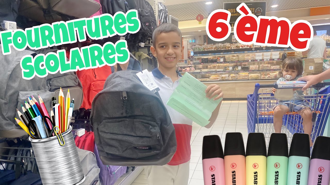 Chasse aux fournitures scolaires pour la 6 ème !!!! [Back to school Collège ]