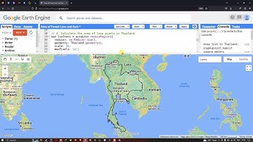 Earth Engine 50: Estimate area of forest loss & gain