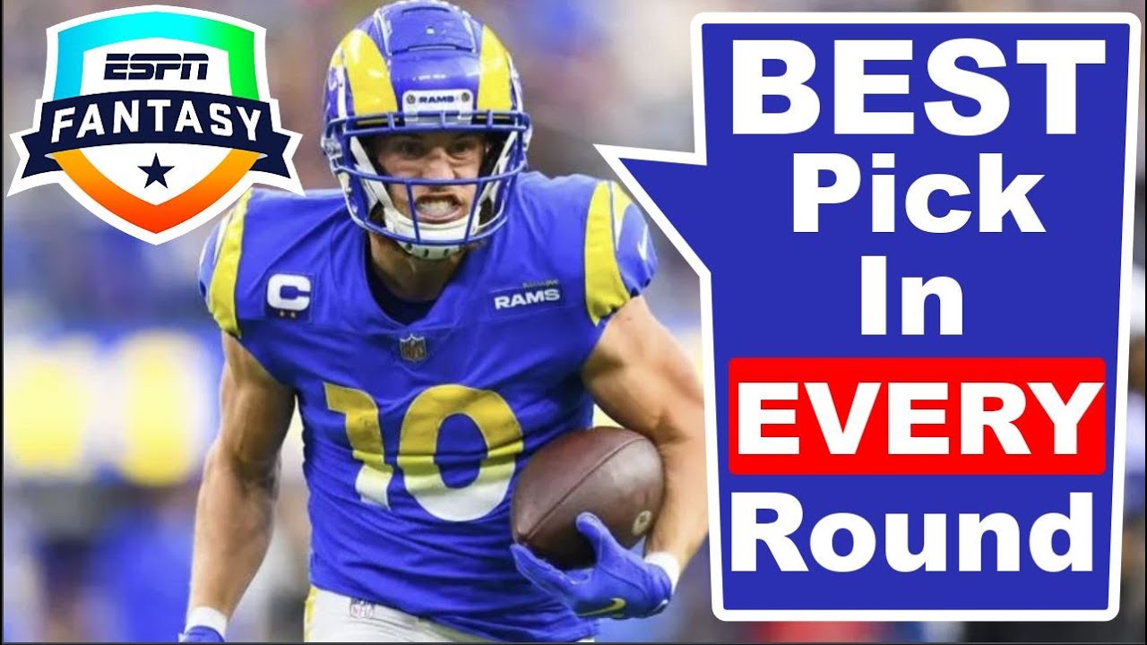 The BEST Pick in EVERY Round  2023 Fantasy Football 