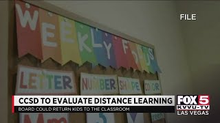 CCSD to evaluate distance learning