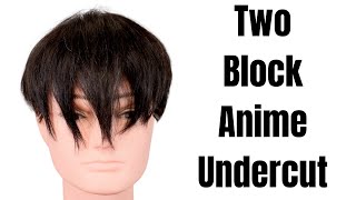 Two Block Anime Undercut Haircut - TheSalonGuy screenshot 3