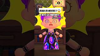 JE JUGES 😱 LES HABITANTS sur Animal Crossing #acnh #animalcrossing #shorts #shortsfeed