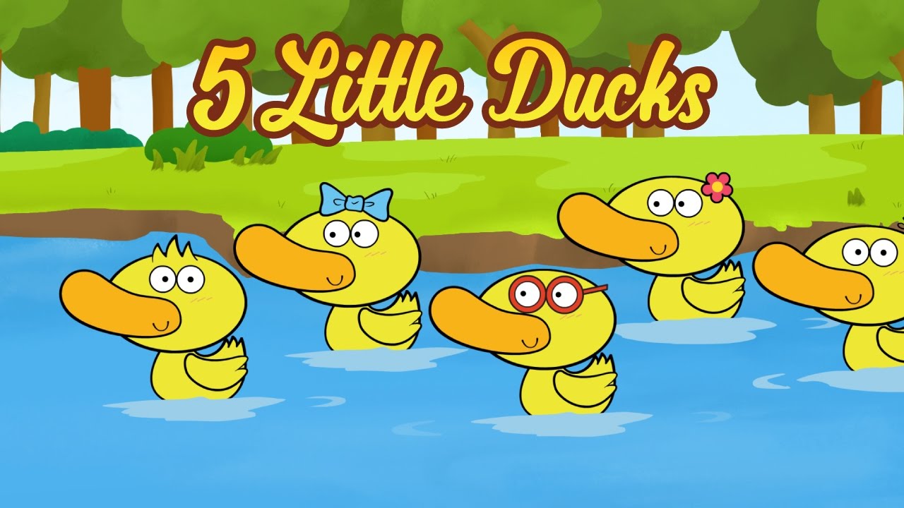 Five Little Ducks 5 Little Duck Song with Lyrics Nursery Rhymes by Luke & Mary YouTube Five Little Ducks 5 Little Duck Song with Lyrics Nursery Rhymes by Luke & Mary YouTube