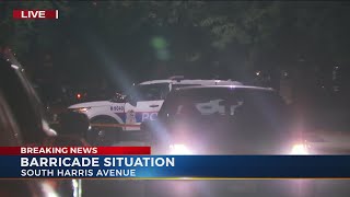 Shots fired during hilltop neighborhood barricade situation