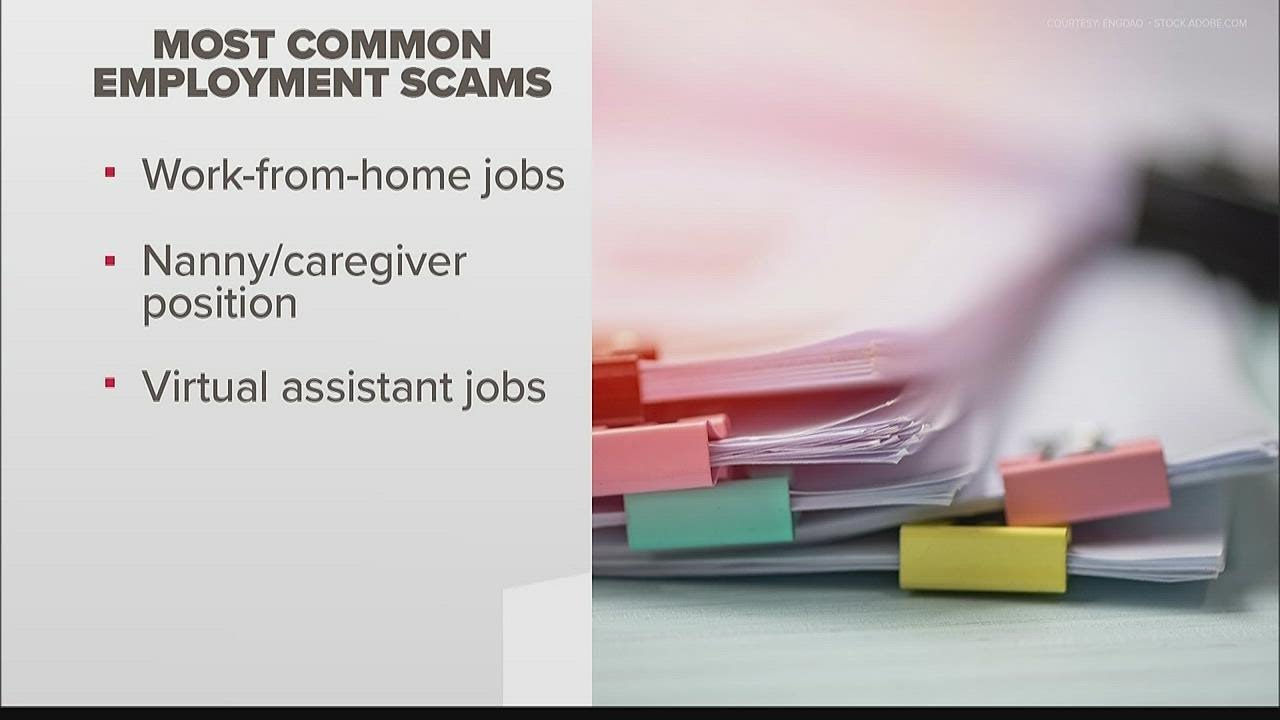 How to avoid job offer scams - YouTube