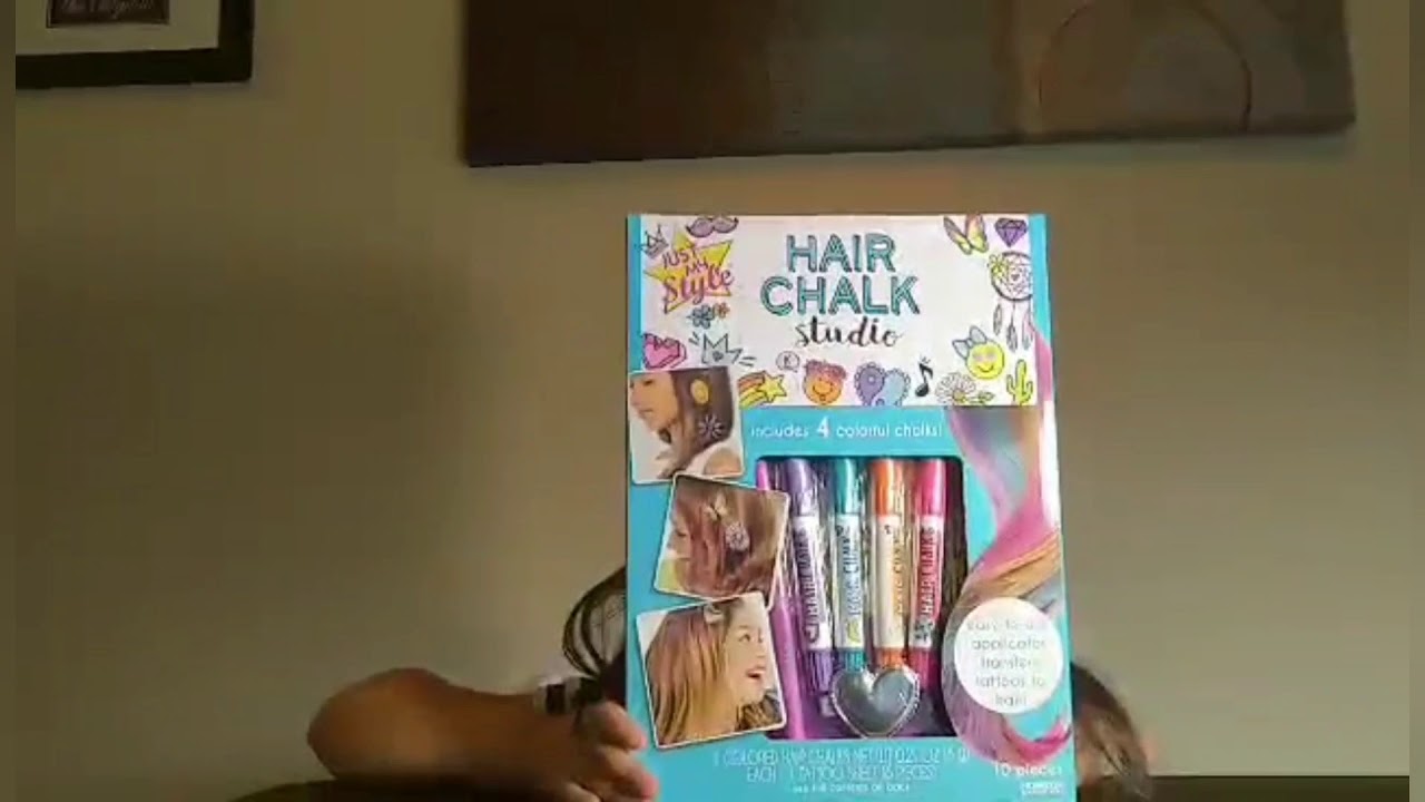 I Tried Hair Chalk! What do you think!? YouTube