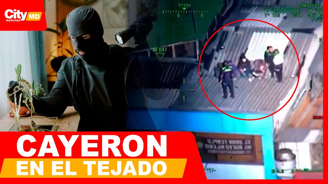 Ladrones entran por un hueco a joyería del Restrepo y caen en plena huida | City Noticias Medio Día