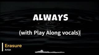 Always - Erasure with play along vocals