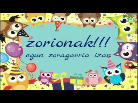 Zorionak zuri