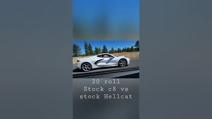 Stock Corvette C8 vs Stock 2022 Challenger Hellcat
