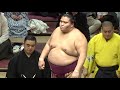 【大相撲三月場所2021】御嶽海(出羽海部屋) vs 逸ノ城(湊部屋) 千秋楽 [Grand Sumo] ICHINOJO vs MITAKEUMI 2021/03/28