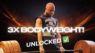 The 3x bodyweight Deadlift. It won’t happen without these 3 things!