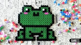 Kawaii Frog - Hama Beads Designs by Garbi KW