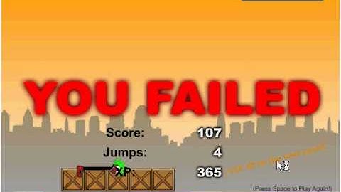 stick run fails