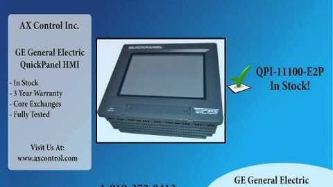GE Fanuc Quickpanel Total Control QPI-11100-E2P QPI11100E2P 8.9 Inch High Intensit EL HMI