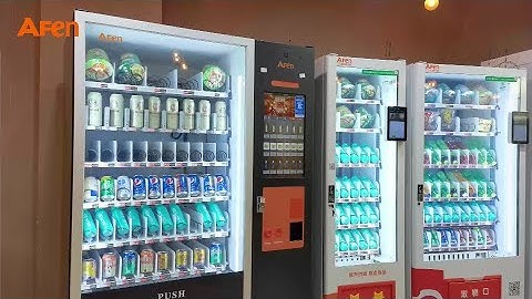 AFen Vending Machine with Cashless for E-wallet Is Coming!