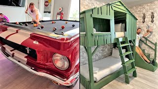 Touring The Adventurer Themed Vacation House! | Theme Park Themed Rooms, Mustang Pool Table & More!