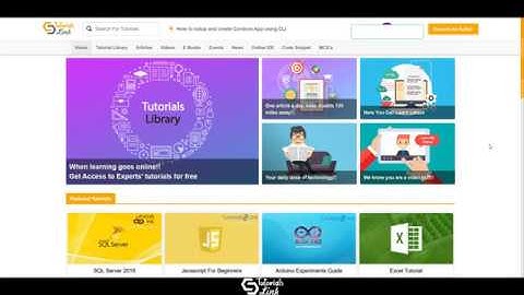 Tutorialslink Community | Welcome to TutorialsLink | Subham Ray